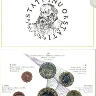 SLOVENIE 2008 B.U Série 9 Monnaies