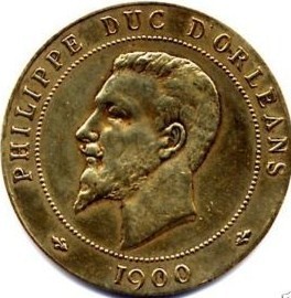 PHILIPPE DUC D'ORLEANS 1900 TTB