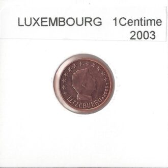 Luxembourg 2003 1 CENTIME SUP