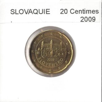 SLOVAQUIE 2009 20 CENTIMES SUP