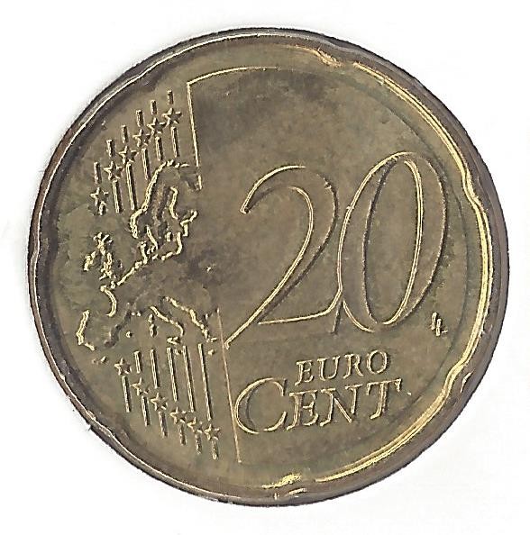Luxembourg 2008 20 CENTIMES SUP