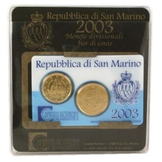 SAINT MARIN 2003 MINIKIT (2 monnaies) BU