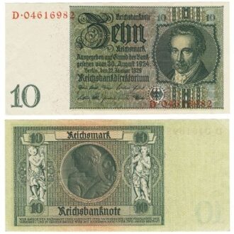 Allemagne 10 MARK 22/01/1929 TTB+ W 180 b