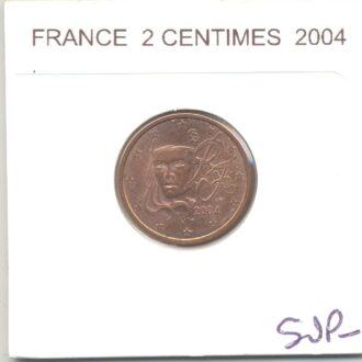 FRANCE 2004 2 CENTIMES SUP-