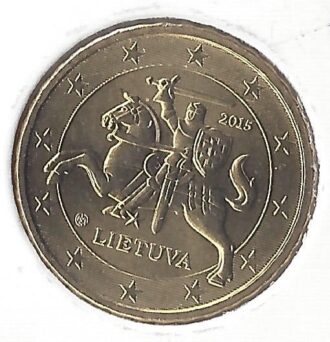 LITHUANIE 10 CENTIMES 2015