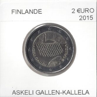 FINLANDE 2015 2 EURO COMMEMORATIVE AKSELI GALLEN KALLELA