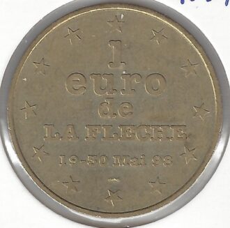 72 LA SARTHE LA FLECHE 1 EURO du 19 au 30/05/1998 (euro, ecu temporaire)
