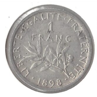 1 FRANC ROTY 1898 TTB