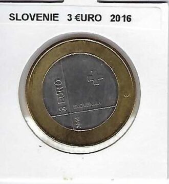 SLOVENIE 2016 3 EURO SUP