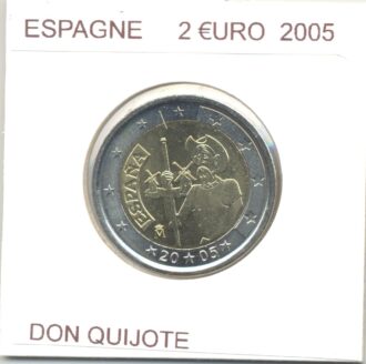 ESPAGNE 2005 2 EURO COMMEMORATIVE DON QUICHOTE SUP-