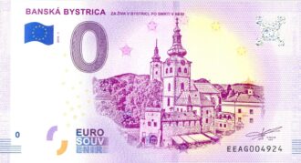 SLOVAQUIE 2018-1 BANSKA BYSTRICA BILLET SOUVENIR 0 EURO TOURISTIQUE NEUF