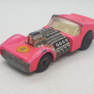 ROAD DRAGSTER ROSE MATCHBOX SUPERFAST N19 1/80 SANS BOITE
