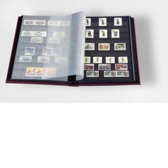 ALBUM TIMBRES 32 PAGES ROUGE 309224