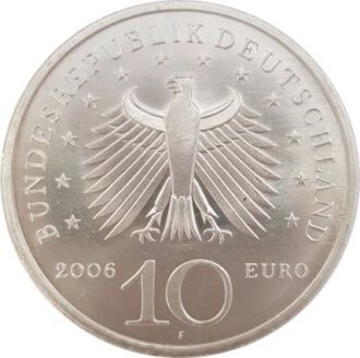 ALLEMAGNE 10 EURO 2006 F KARL FRIEDRICH SCHINKEL SUP ARGENT