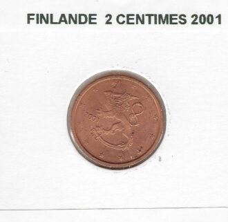 FINLANDE 2001 2 CENTIMES SUP-