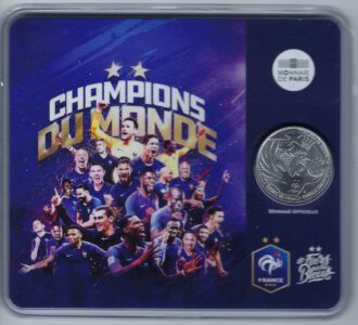 FRANCE 2018 10 EURO CHAMPIONS DU MONDE B.U