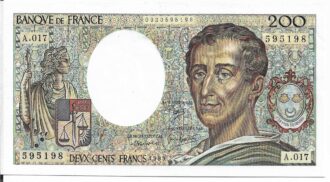 FRANCE 200 Francs MONTESQUIEU 1983 A.017 SPL