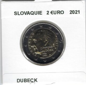 SLOVAQUIE 2021 2 EURO COMMEMORATIVE DUBECK SUP