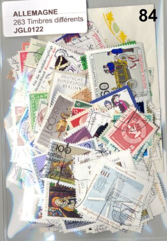 TIMBRES ALLEMAGNE DIFFERENTS OBLITERES *84