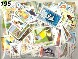 1000 TIMBRES ANIMAUX DIFFERENTS OBLITERES ET NEUFS *195