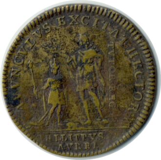 JETON - LOUIS XV ET PHILLIPE D'ORLEANS (1715-1774) TB+