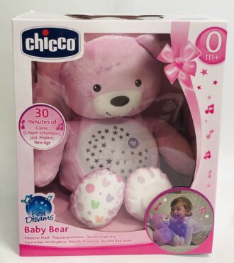 OURSON PROJECTEUR BABY BEAR ROSE FIRST DREAMS de chez CHICCO BOITE NEUVE