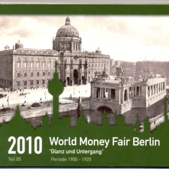HOLLANDE (PAYS-BAS) 2010 WORLD MONEY FAIR BERLIN SERIE 8 MONNAIES BU